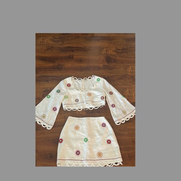 ALEXIS Avar top and Aleko mini skirt (SET) - Picture 4 of 5